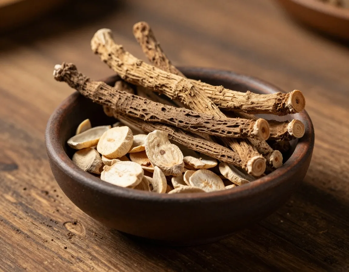 Herbal supplement ingredients in apothecary containers